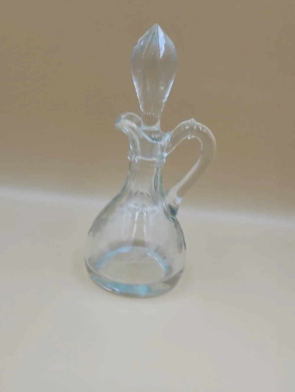 Set of 5 Clear Glass Bottles with Stoppers